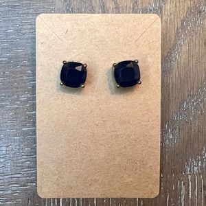 Navy Blue and Gold Studs